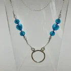 Blue Murano glasses chain from the Woods & Byrne collection
