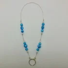 Dark blue Murano glasses chain from the Woods & Byrne collection