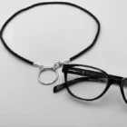 Black eye keep braided leather sterling silver collection by Woods & Byrne