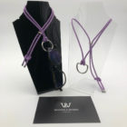 Pastel purple casual eyeglass cord "D Ring" by Woods & Byrne